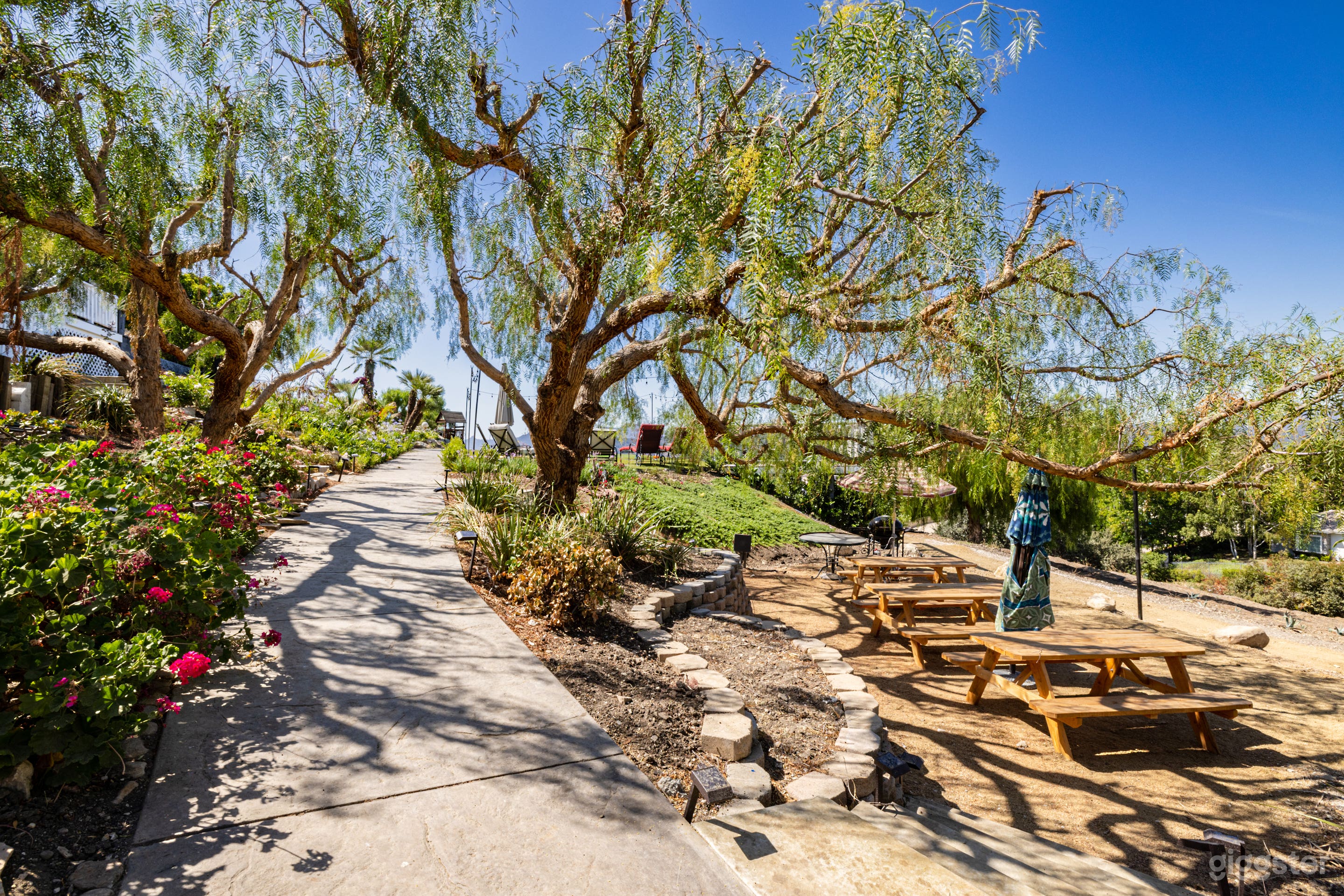 Spectacular Outdoor Entertainment Area with View Photo 2