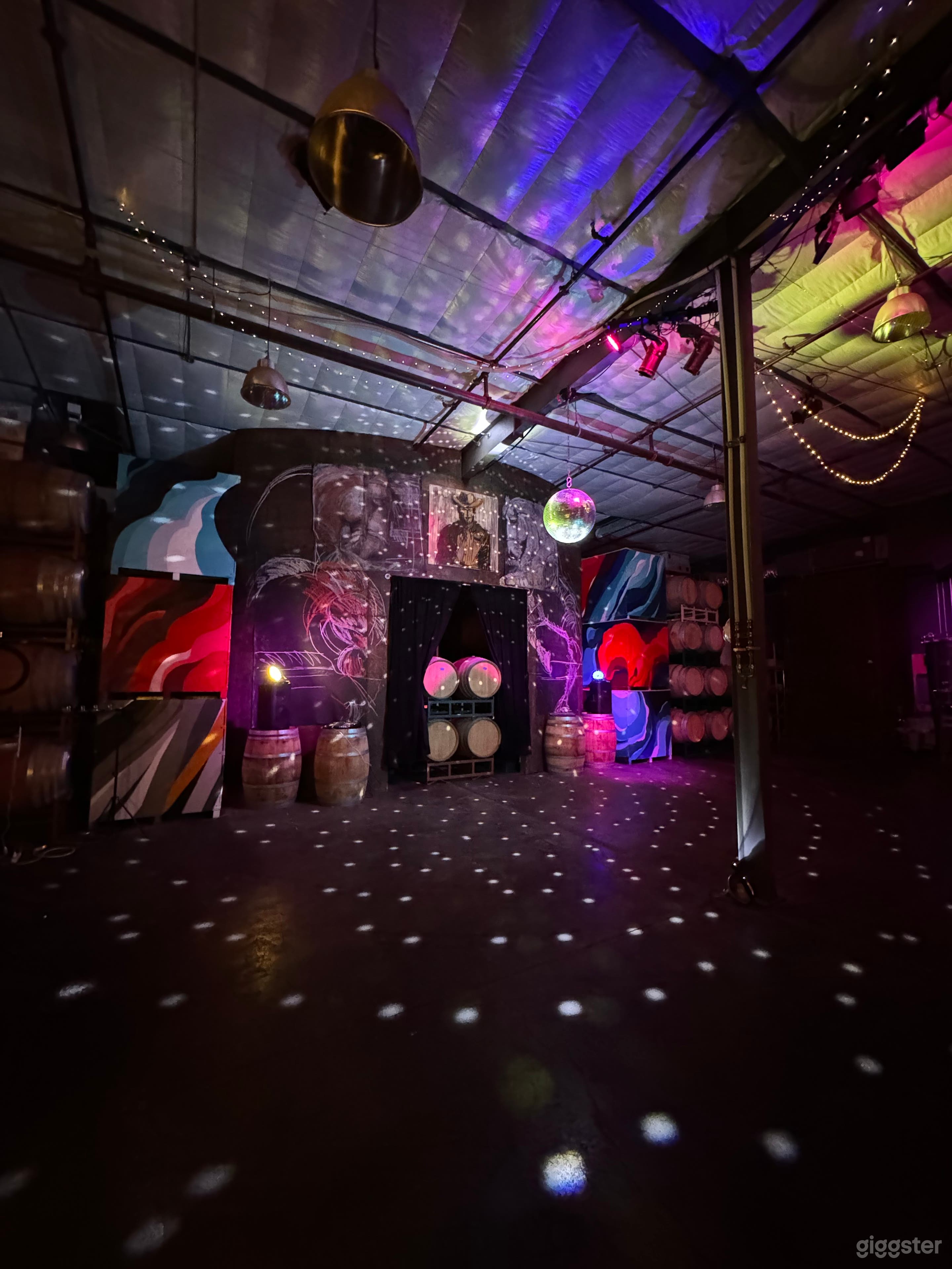 Industrial Winery Event Space with Full Bar &amp; Scenic Views of Working Winery Photo 1