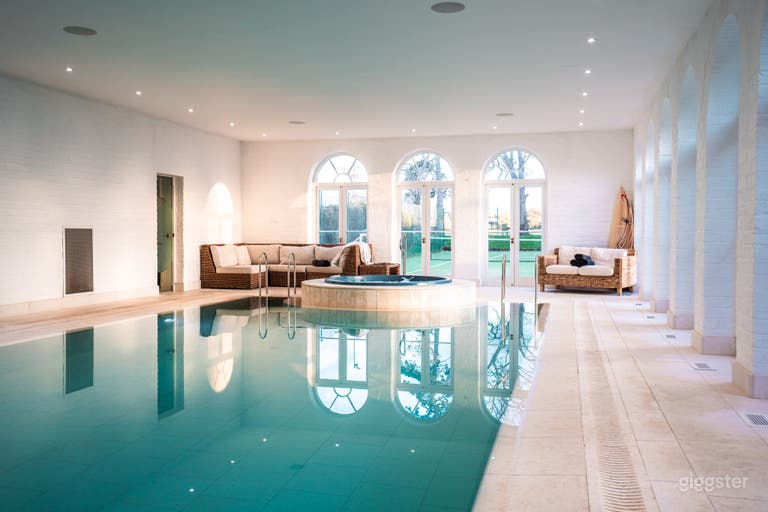  Tranquil Indoor Pool and Hot Tub with Abundant  Natural Lighting 