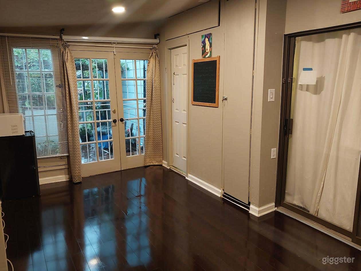 French Door Courtyard View 1