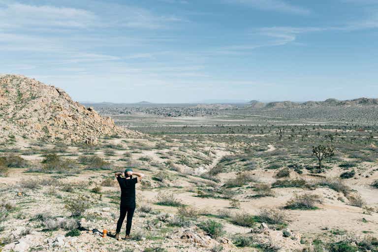  Desert and Boulders 