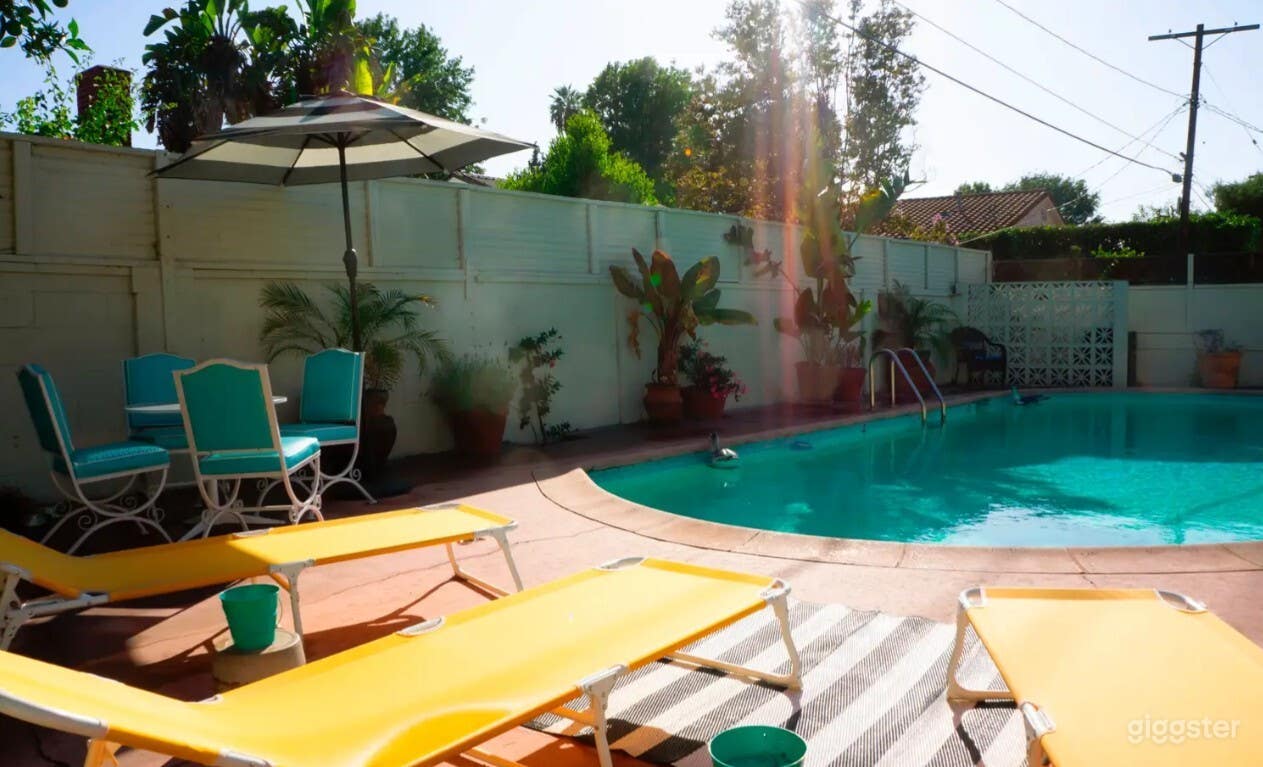 Chic Mid Century Pool Retreat Photo 2