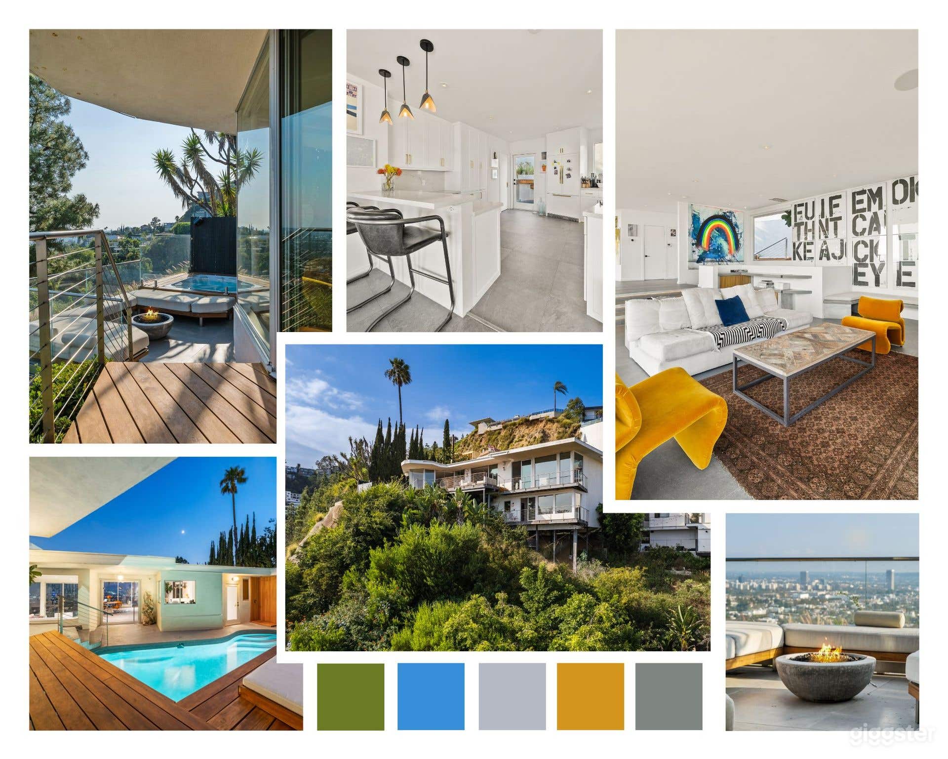 HOLLYWOOD HILLS: ART CINEMATIC CANVAS Photo 1