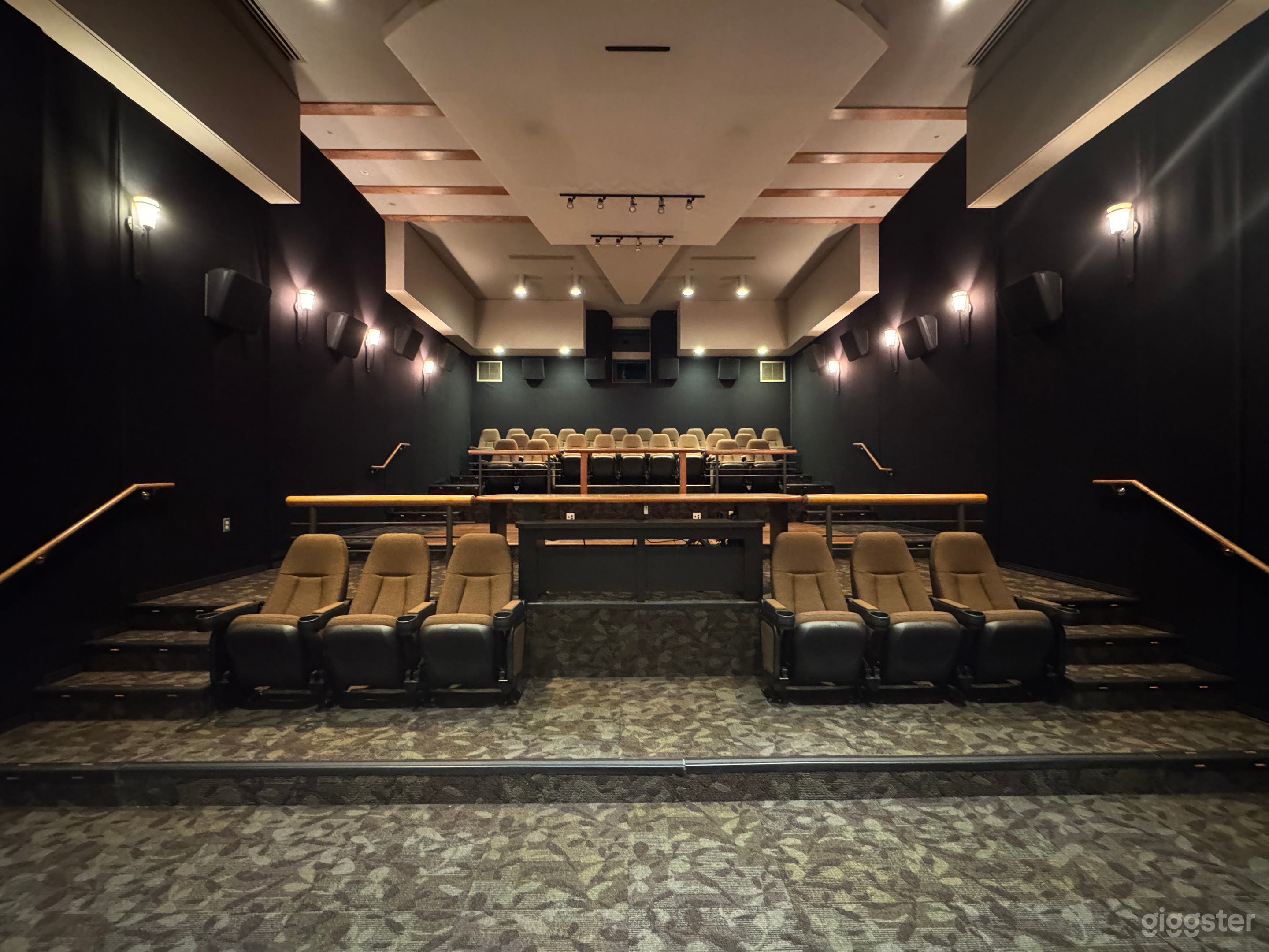 Private Screening Theater with Tiered Seating for Events Photo 4