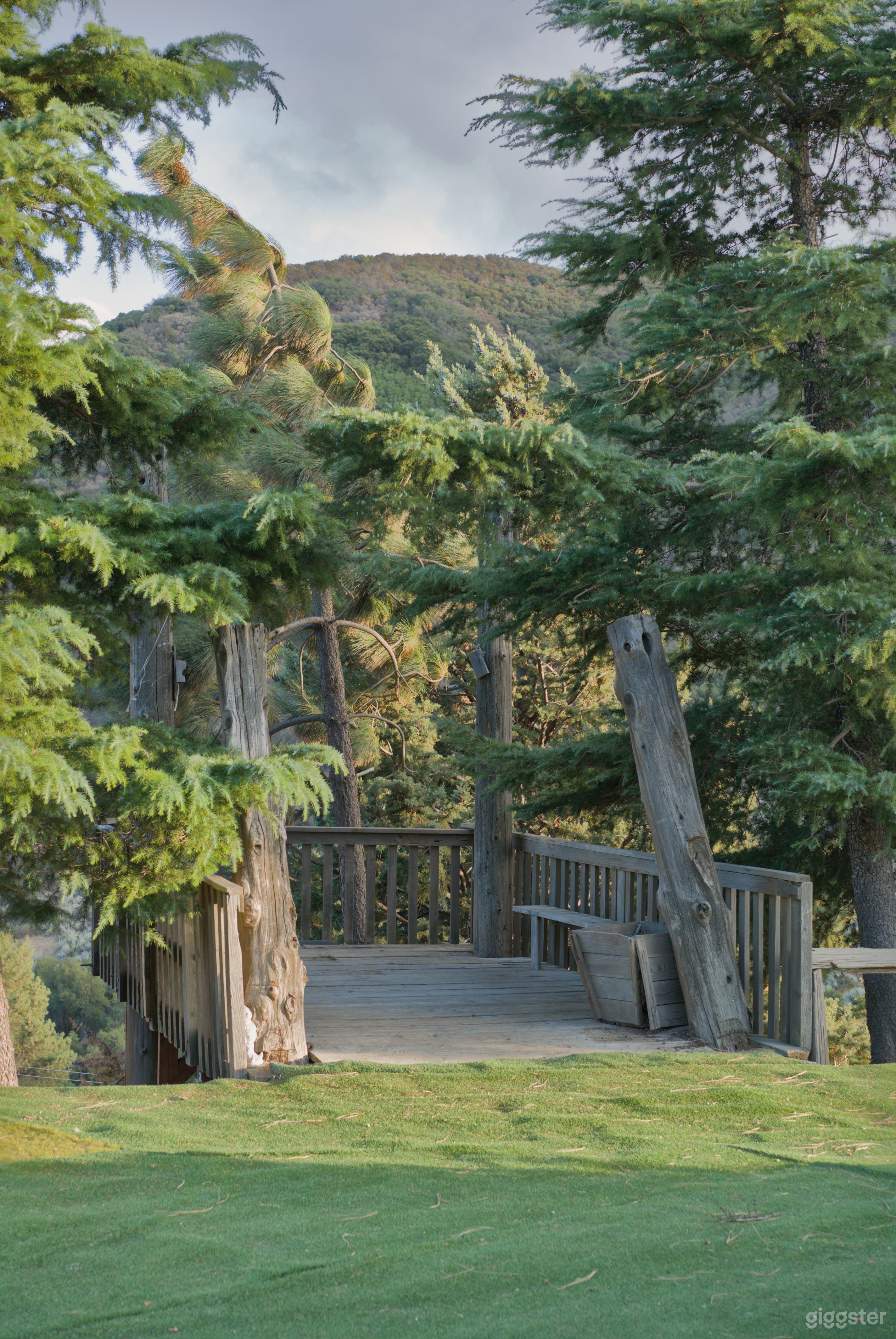 Romantic Vista Deck Overlooking Secluded Valley Photo 4