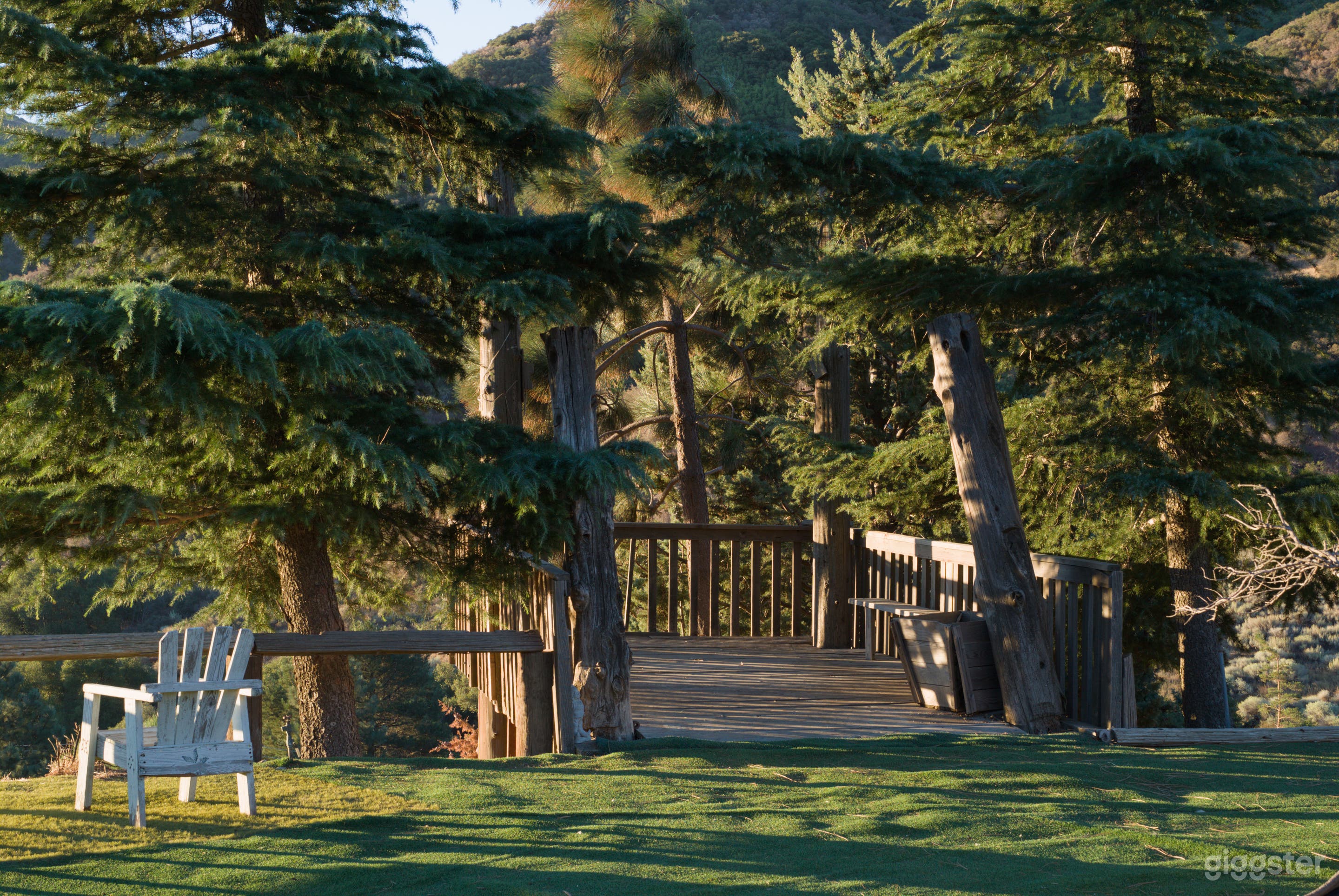 Romantic Vista Deck Overlooking Secluded Valley Photo 1