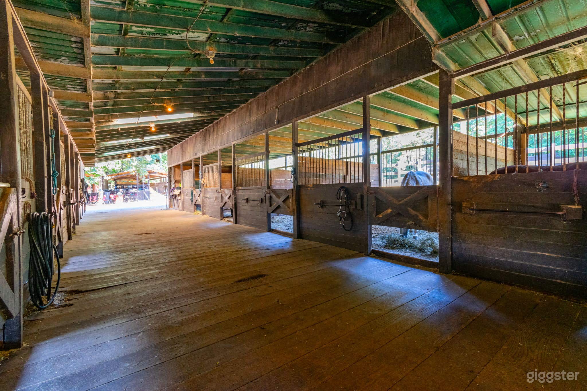 Covered Barn w/Stalls