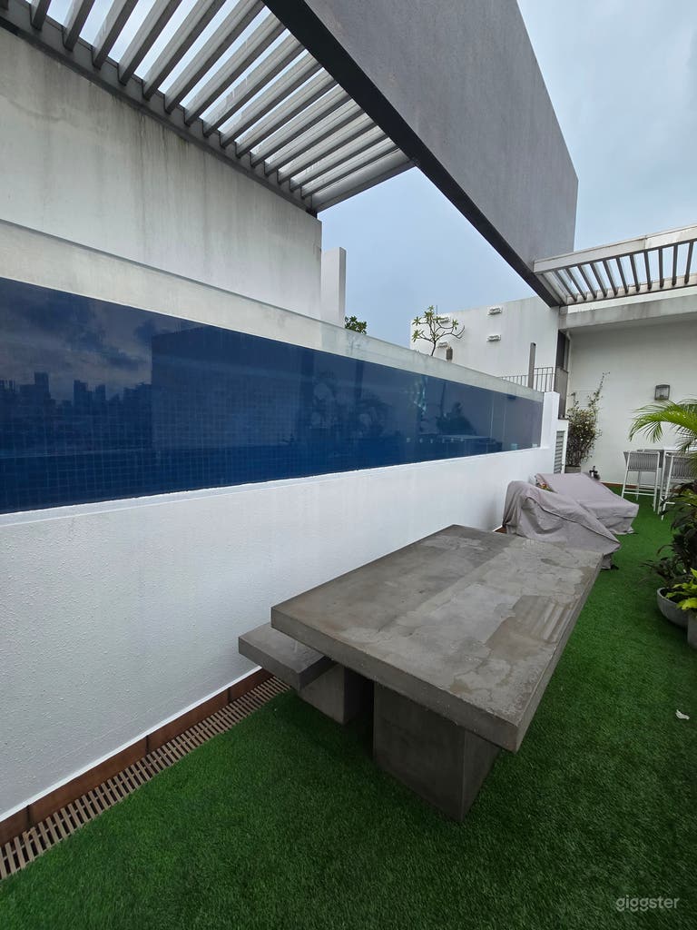  Hermoso Ático Bohemio Minimalista con Vista 