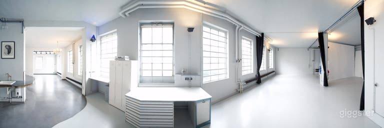  200 qm Tageslichtstudio für Fotografie, Film & Workshops 