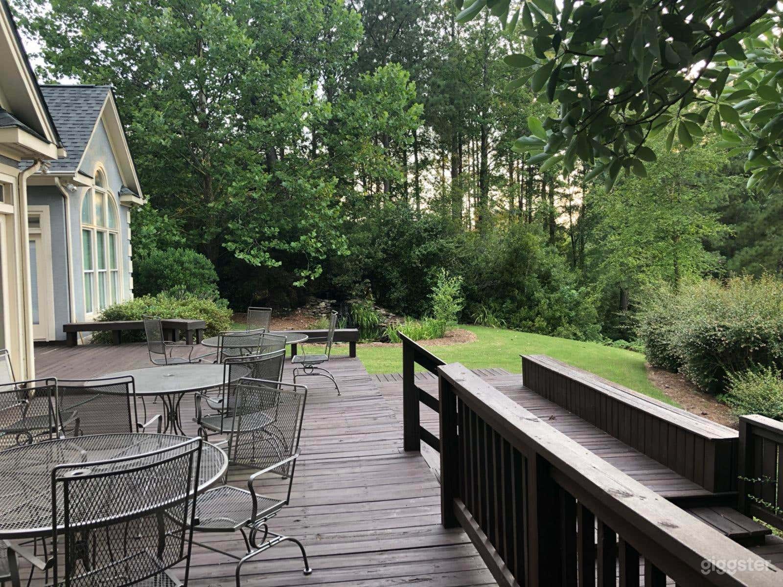 Lakeside Backyard with Expansive Forest Views Photo 3