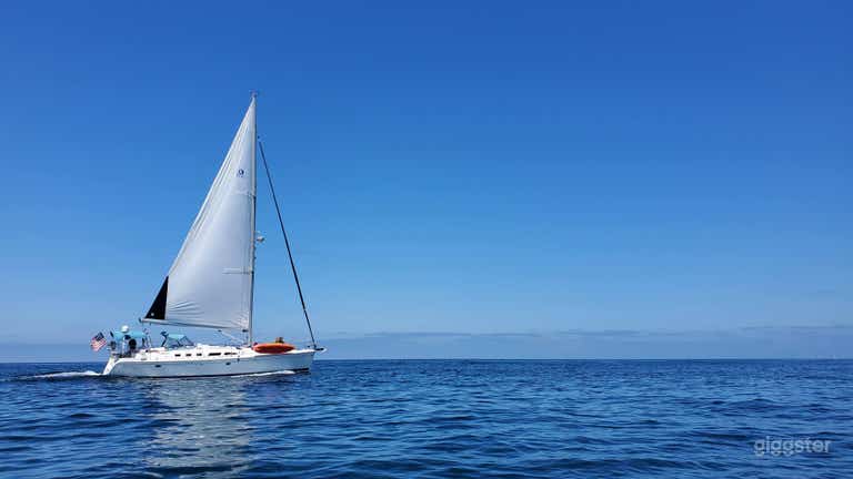  50' Sailboat Perfect for Photos or Filming 