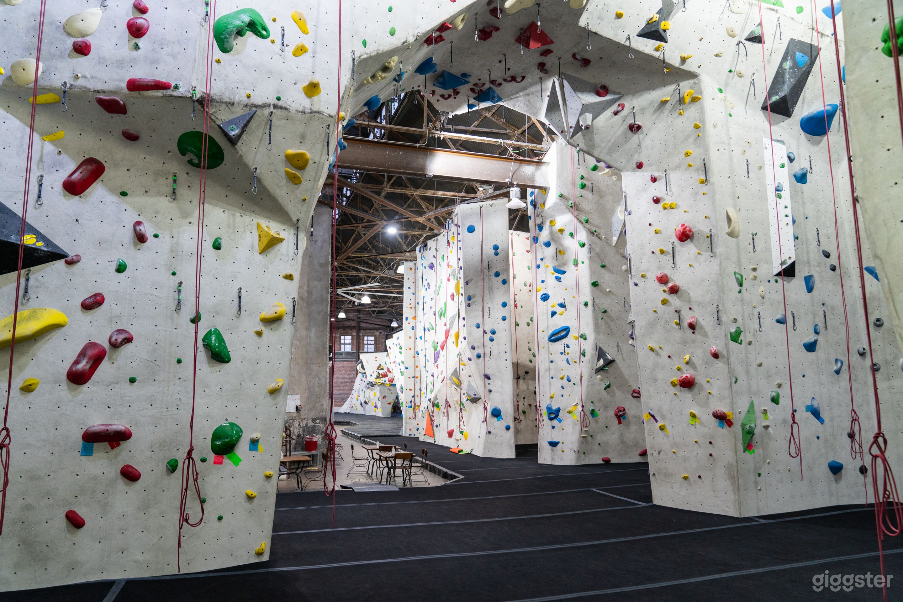 Indoor Rock Climbing Gym in Historical Brick Building Photo 4