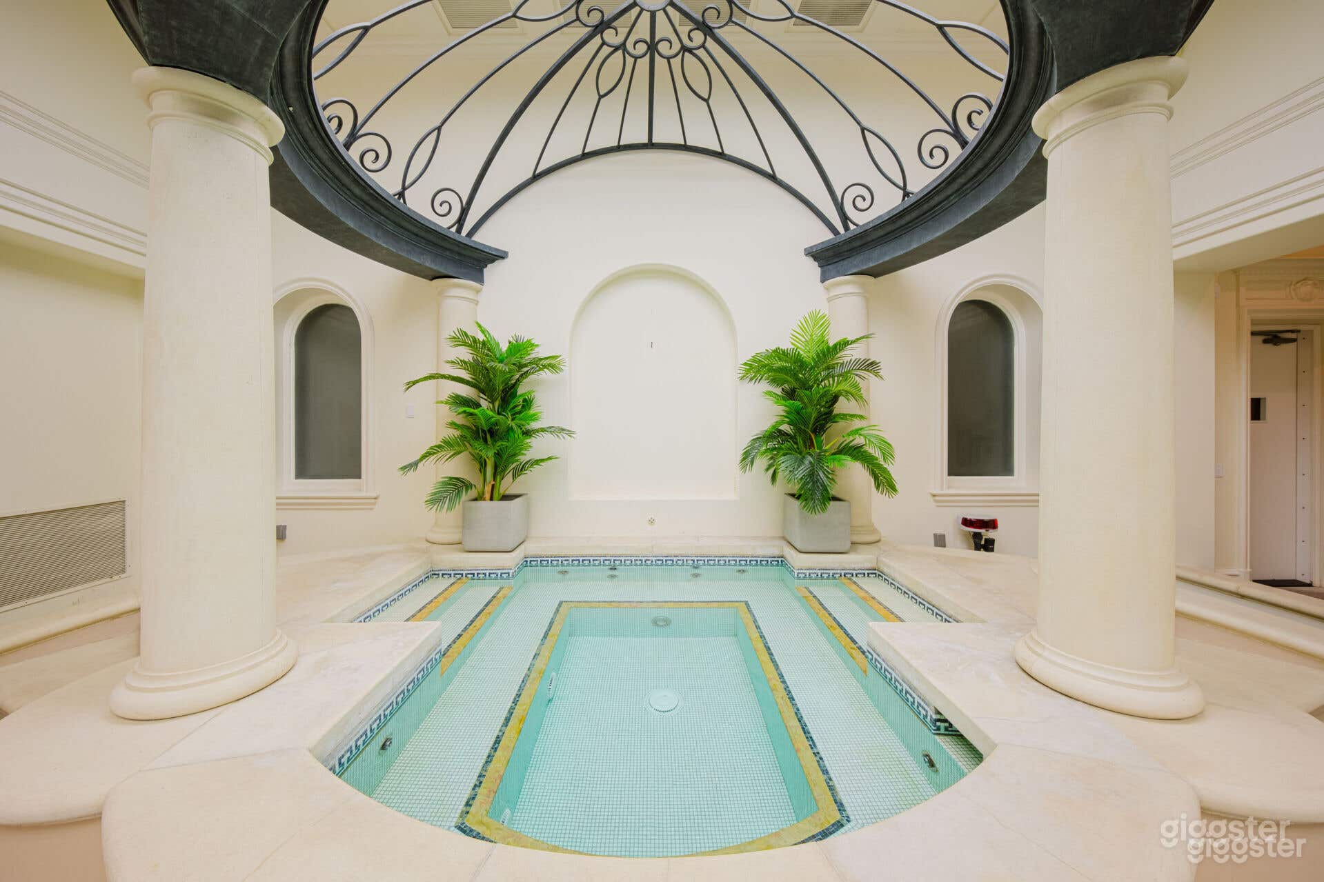 MEDITERRANEAN OPULENCE : MANSION  INDOOR POOL Photo 4