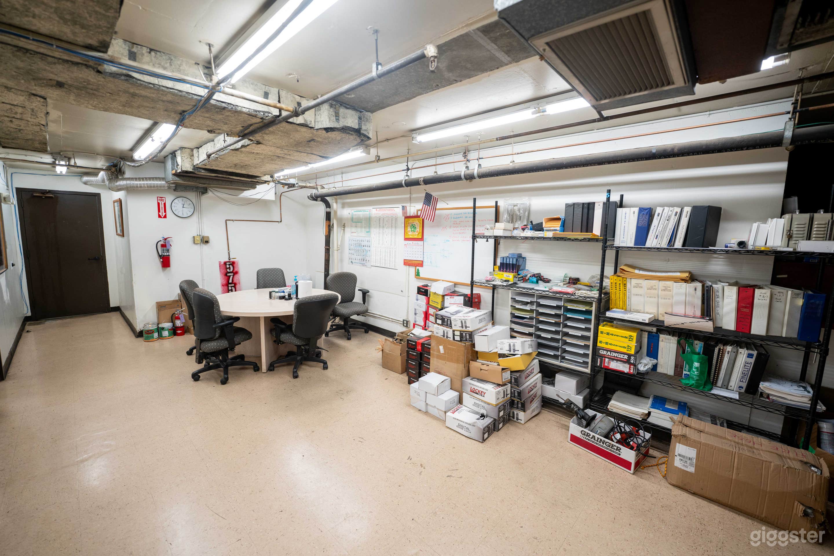 The maintenance room