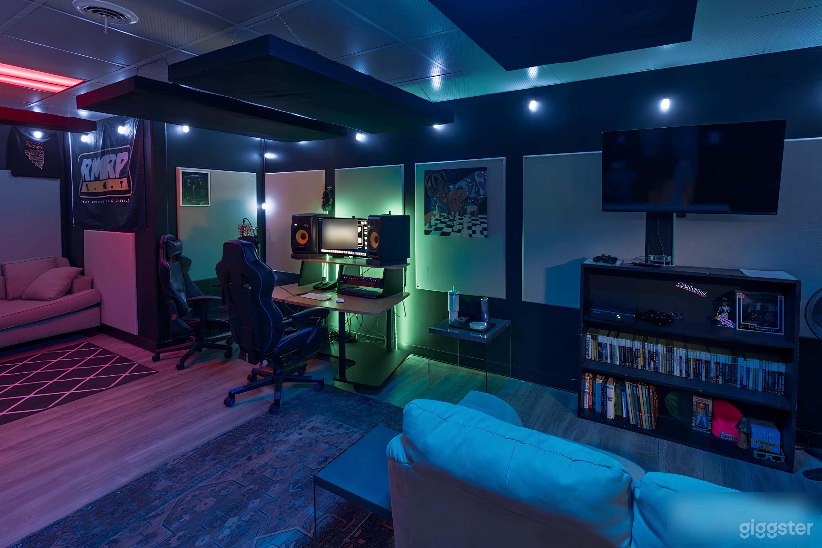 Recording & Content Studio with Lounge Area | Aurora Photo 1