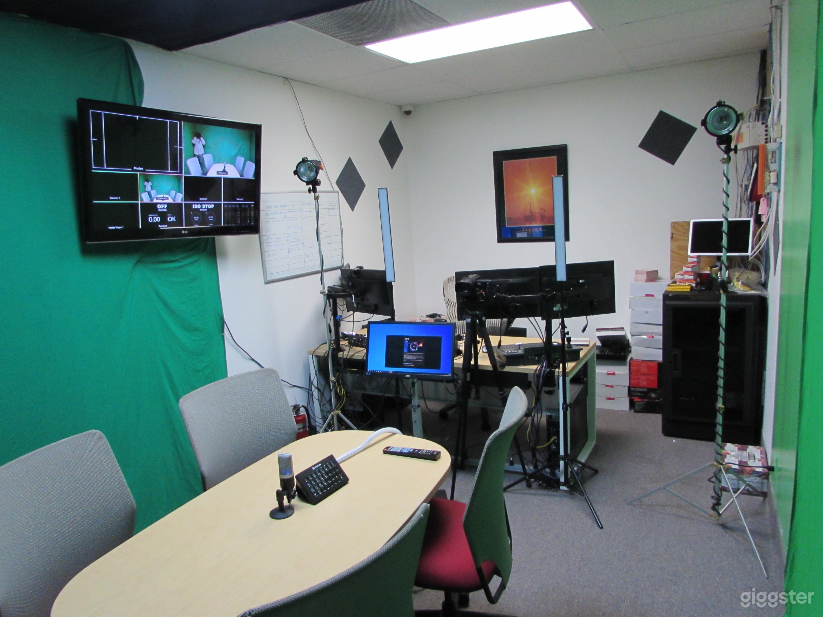 Professional Recording Podcasting Room  Photo 1