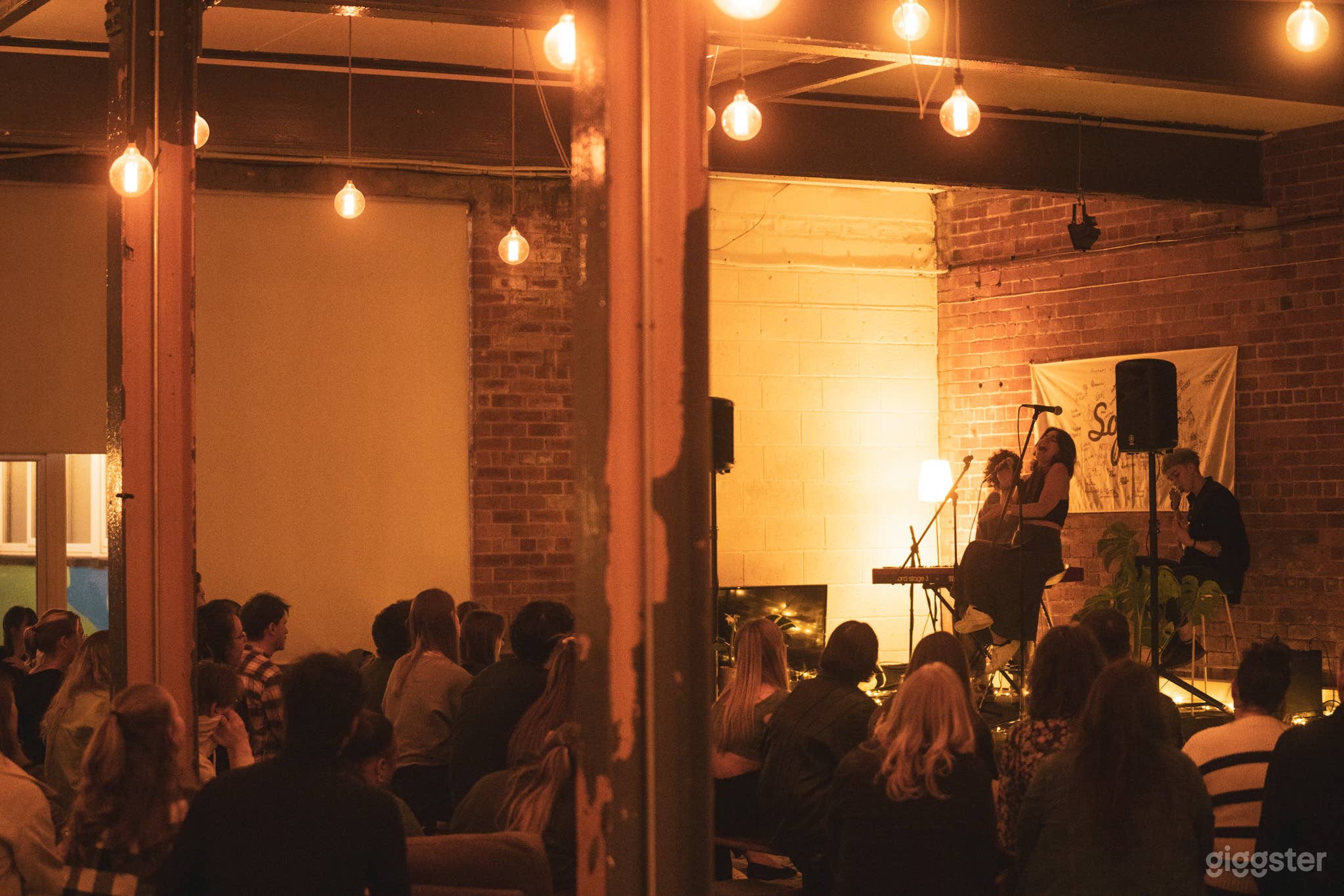 Evening Sofar show in the space.