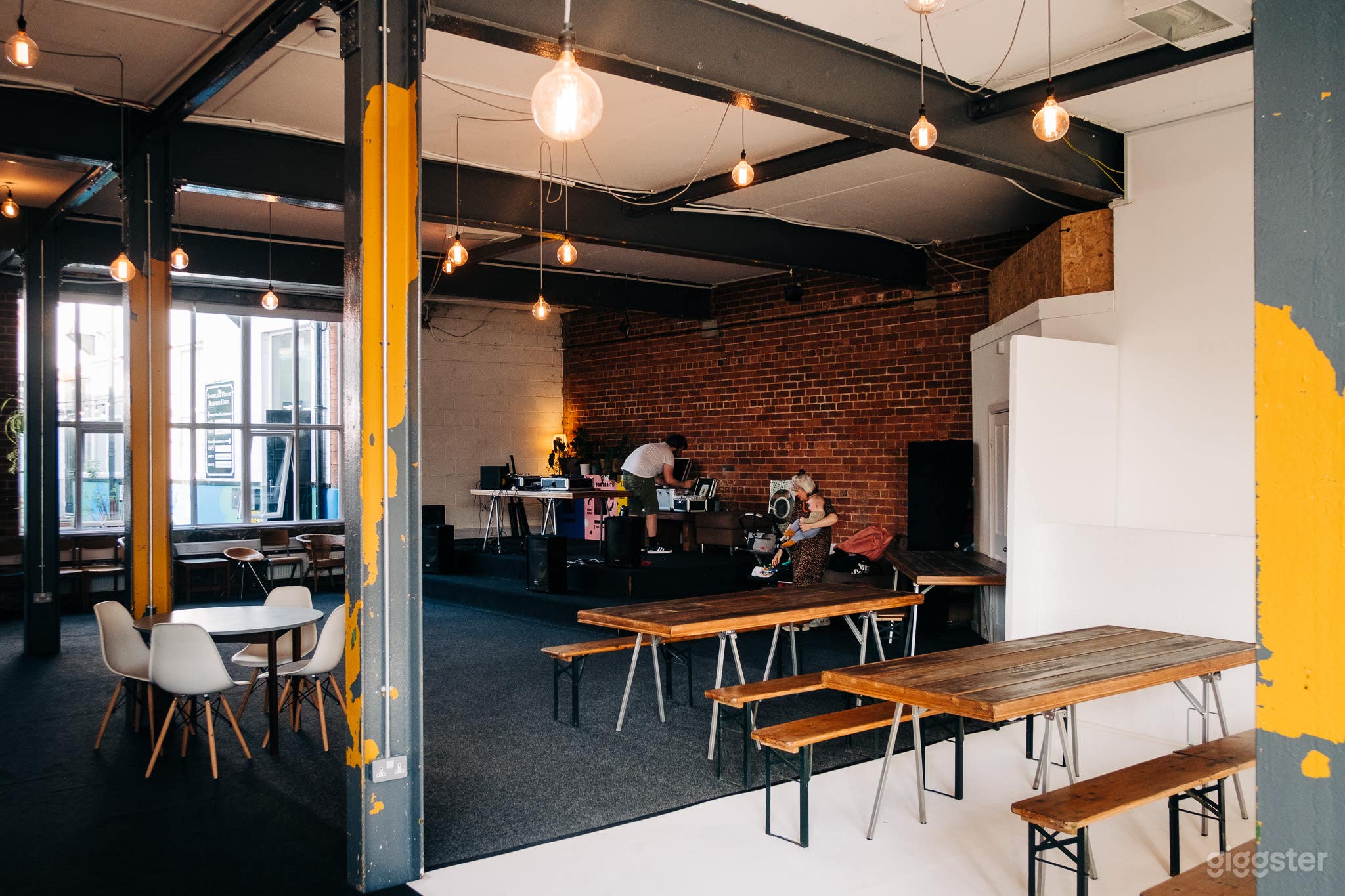 Events space with furniture example.