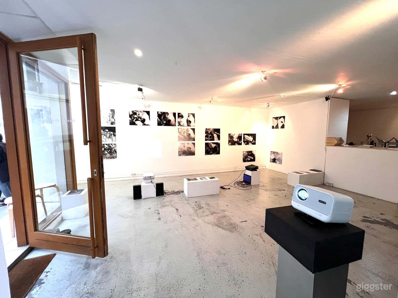 Bright Contemporary Art Gallery with Street Windows | Paris Photo 4