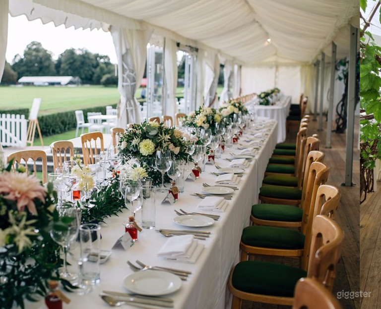  Sitio con Carpa para Eventos al Aire Libre 