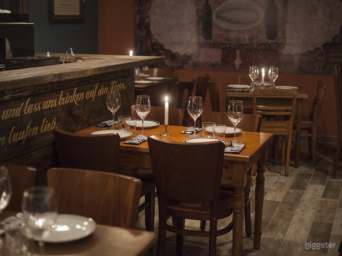 Eleganter, rustikaler Restaurant- & Veranstaltungsraum Foto 3