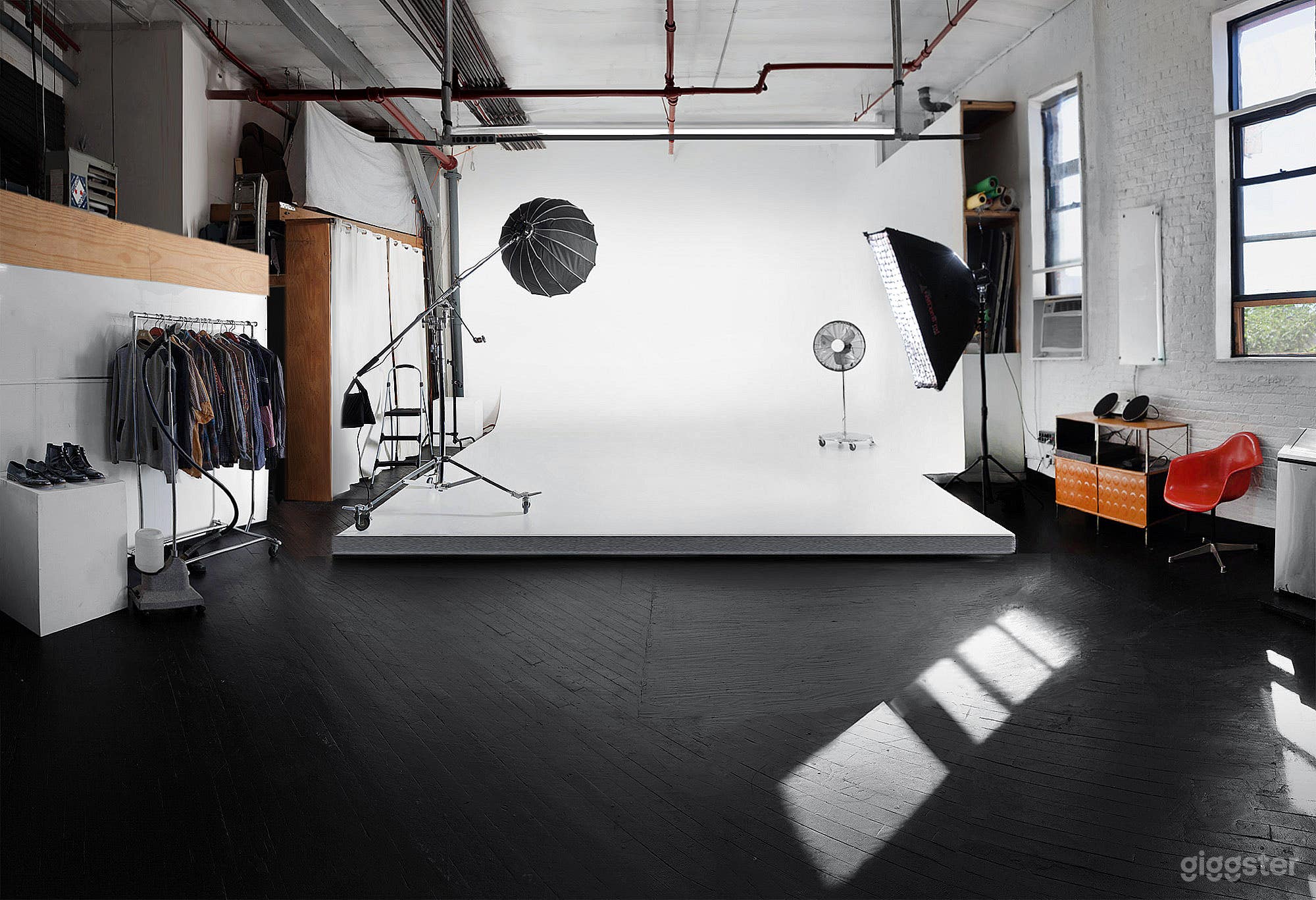 Cyc area from back wall