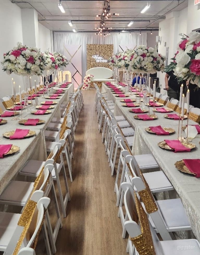  Large White Open Space with Outside Terrace 