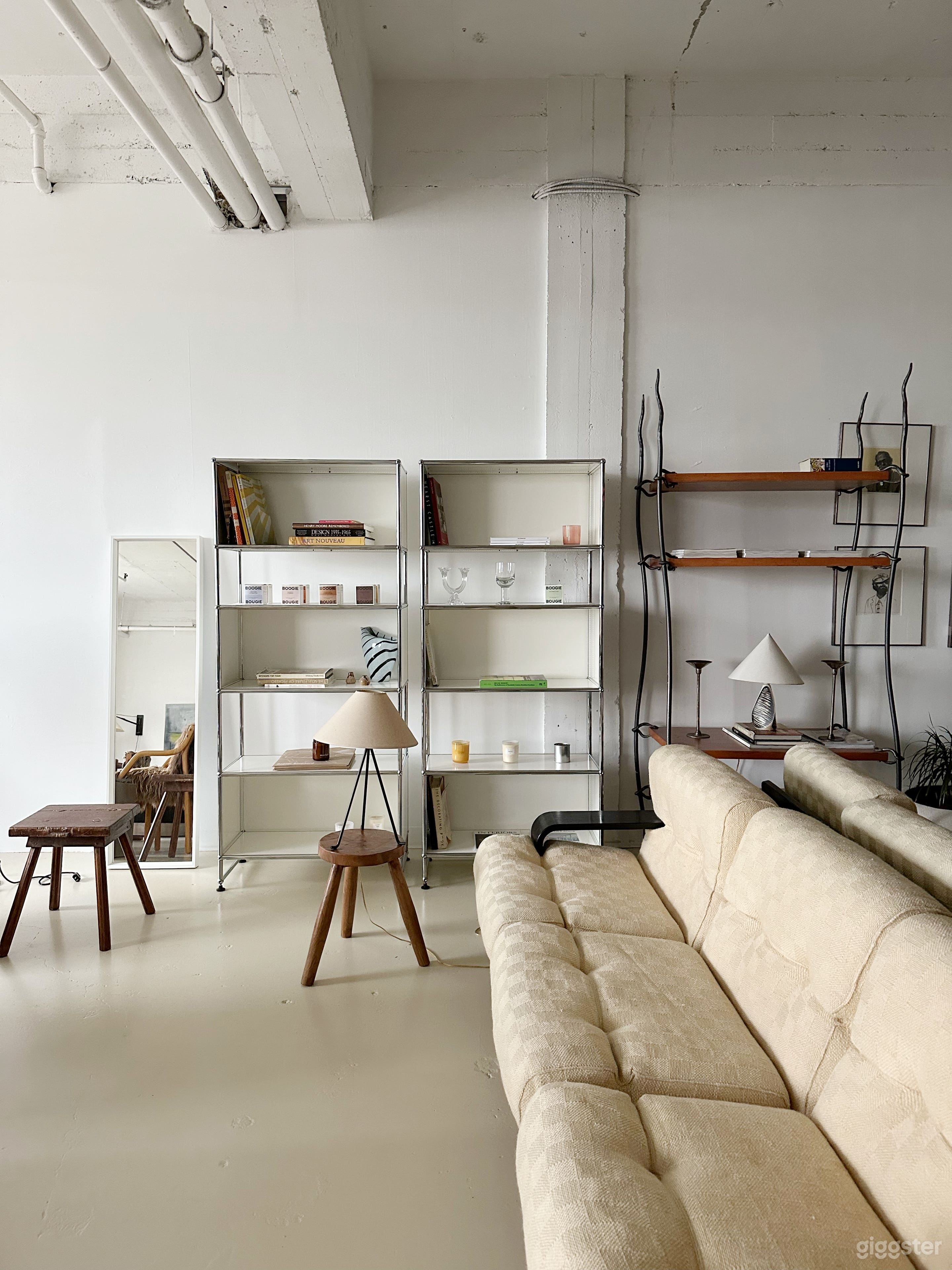 Bright Studio with Designer Furniture and Objects Photo 4