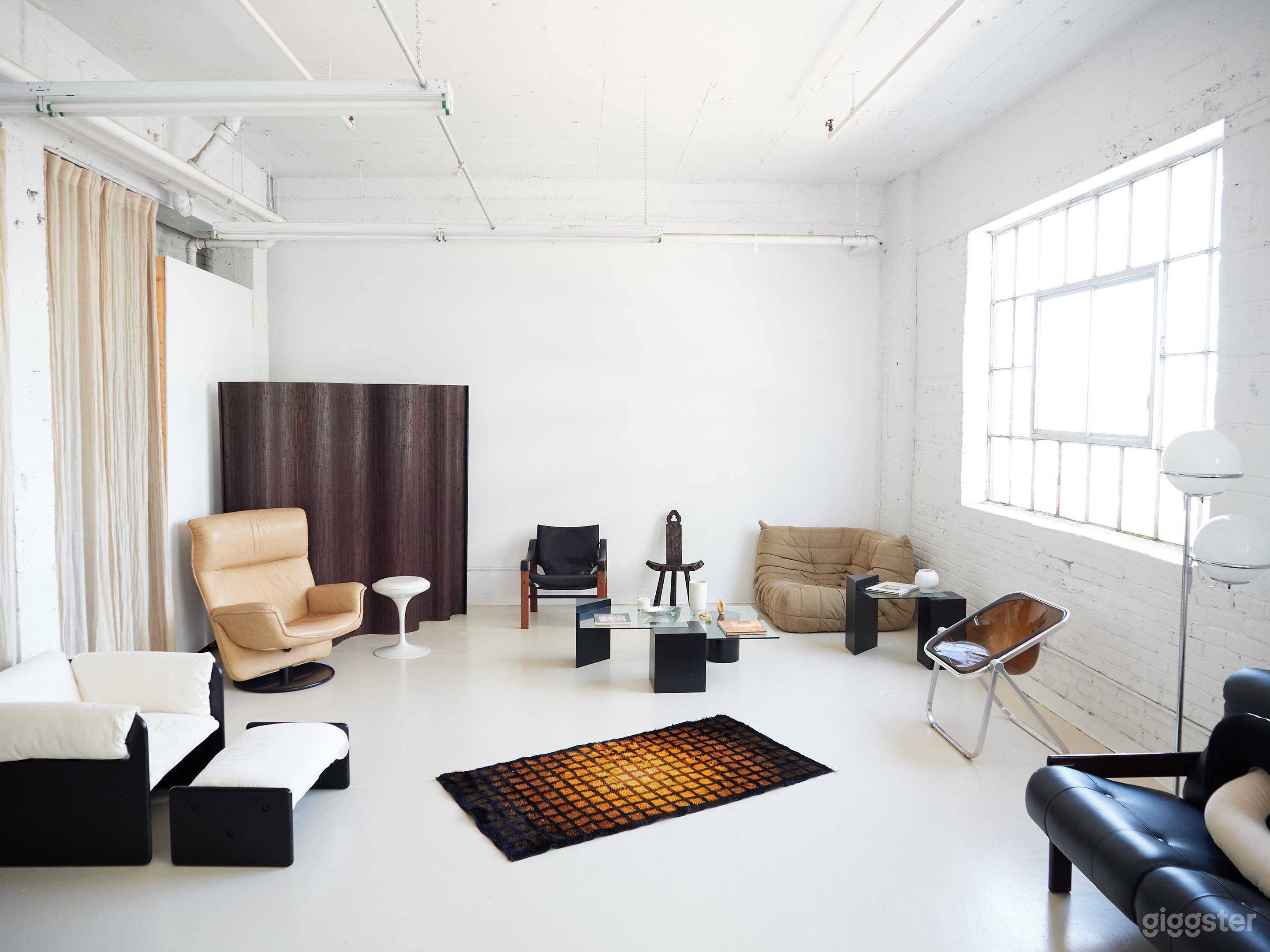 Bright Studio with Designer Furniture and Objects Photo 3