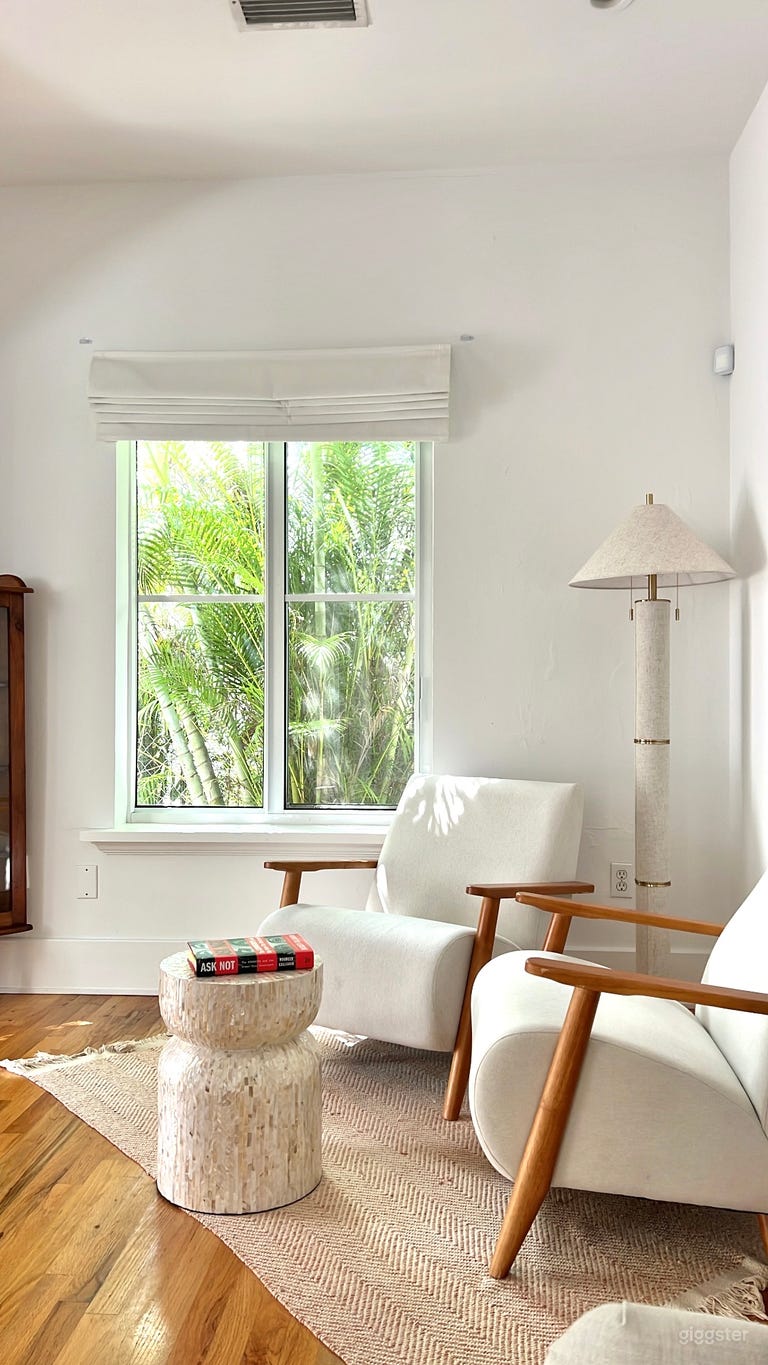  Spanish Style House w/ Midcentury Stylish Interior 