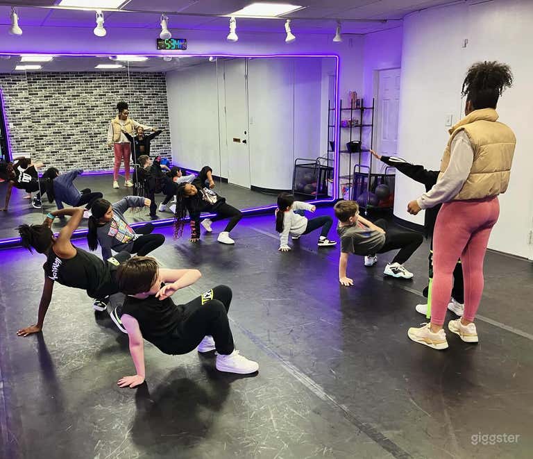  Studio A - Dance Studio with Brick Accent Wall 