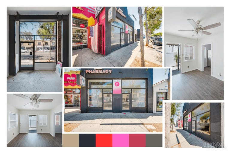  PHARMACY STOREFRONT, RAW CONCRETE & GHOST STREET 