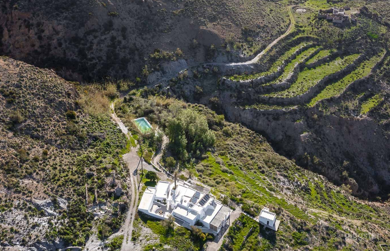  Oasis privado en el desierto de Sierra Alhamilla con vistas al mar 