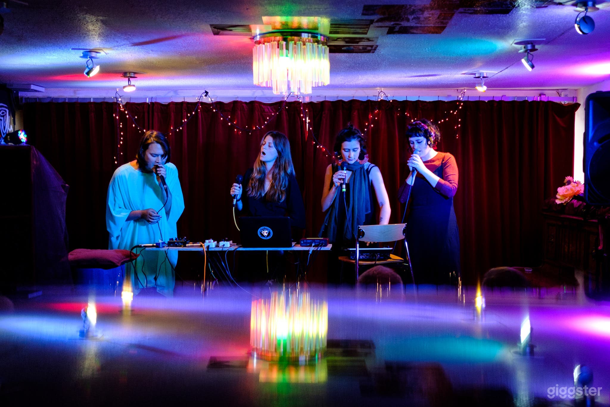 Improvised electronic and vocal music in our 1st floor "Growlery" space.