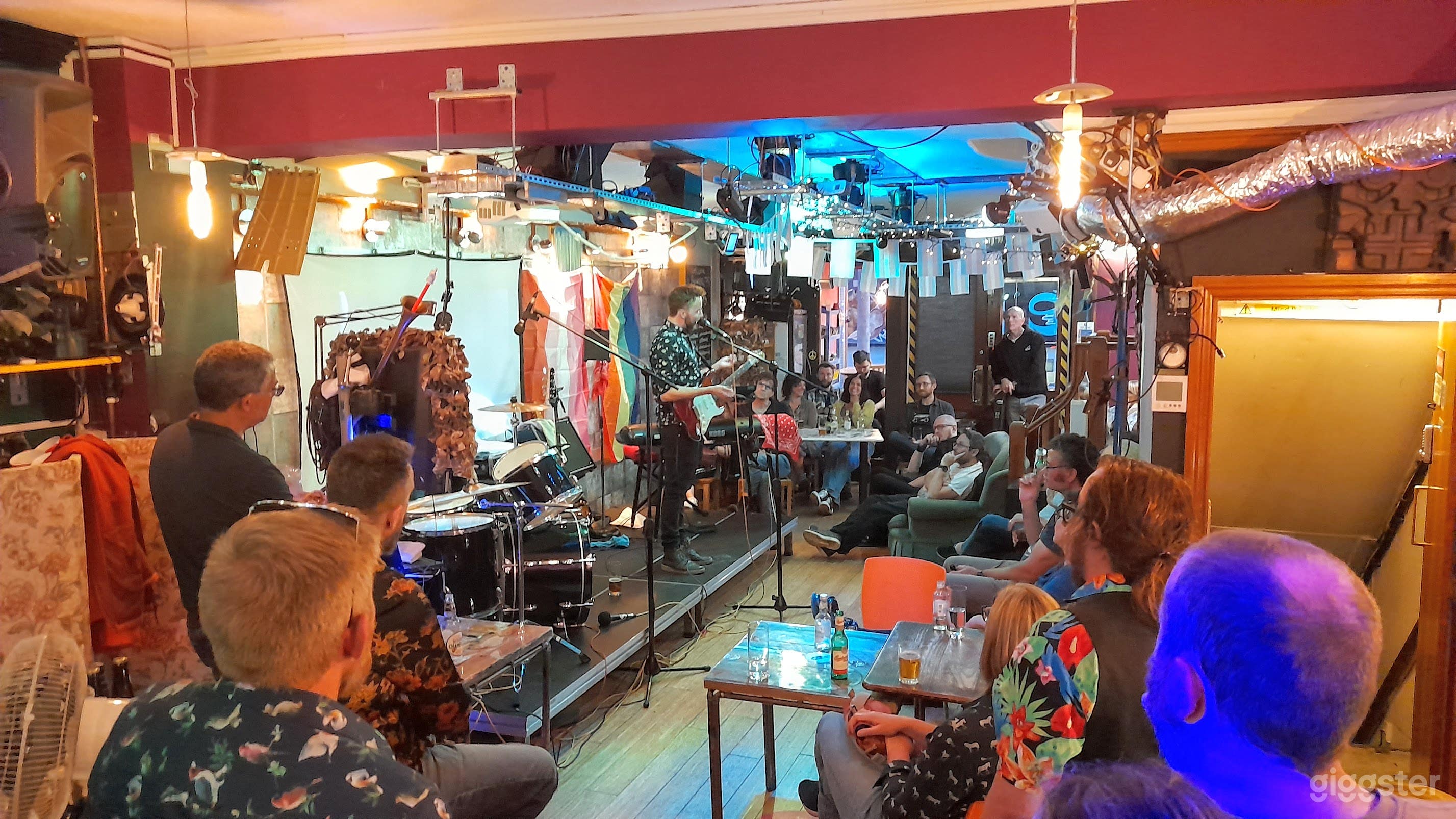 One of our many live music events in our ground floor "Bunker" space.