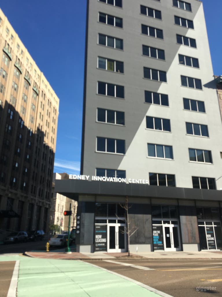  Outside of our building 