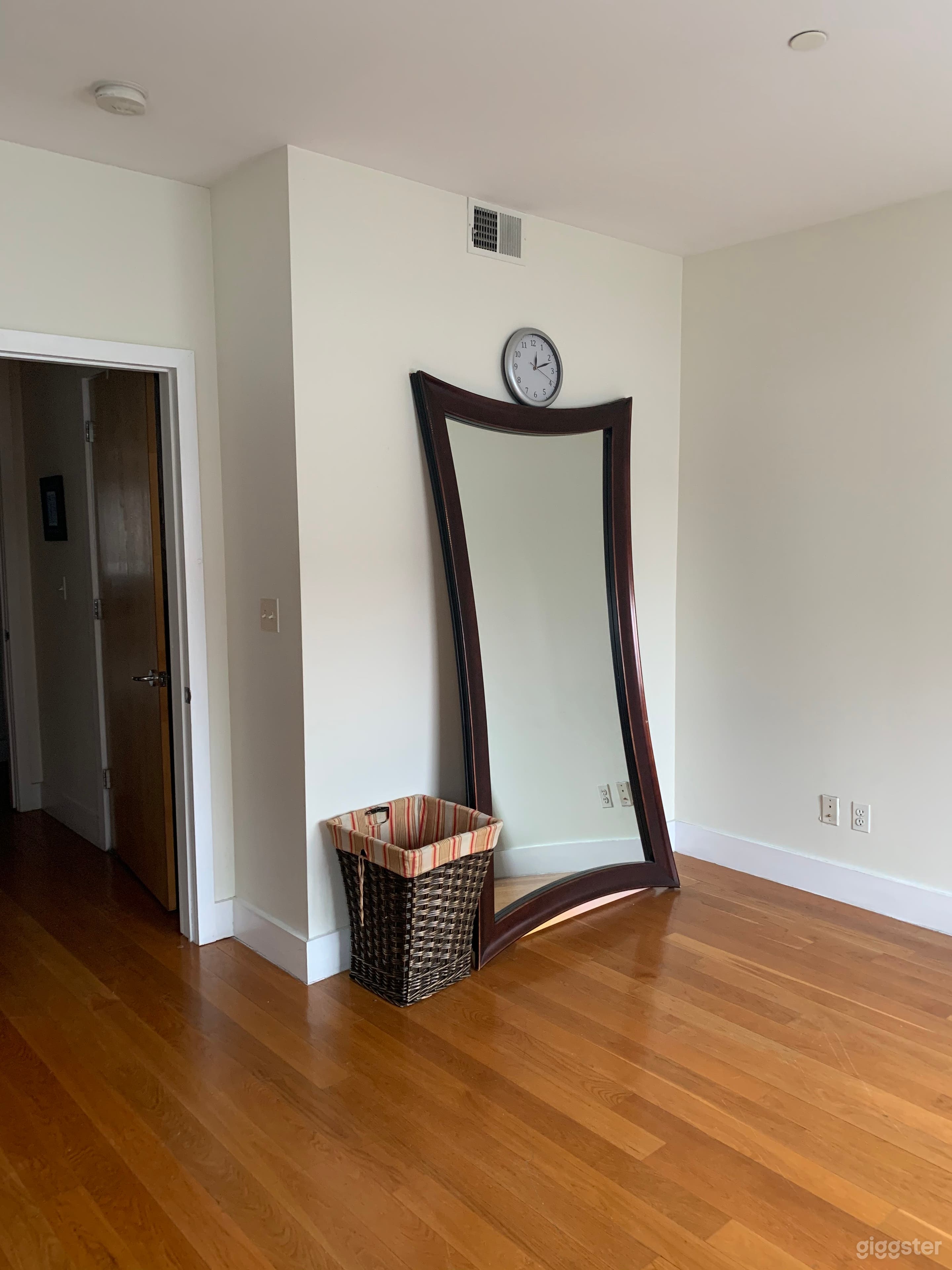 Master Bedroom with large mirror
