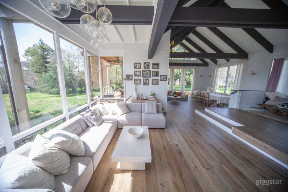 Mid Century Modern Farmhouse with Kern River  Photo 1