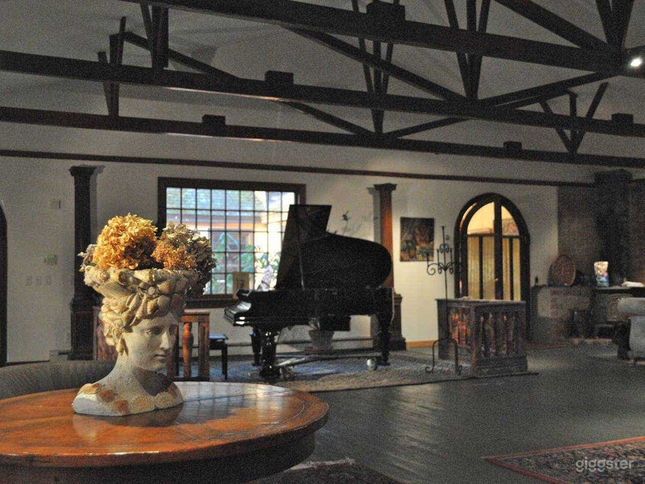 Vaulted Cathedral ceiling Great Room (3000 sq. ft. floor space) north aspect