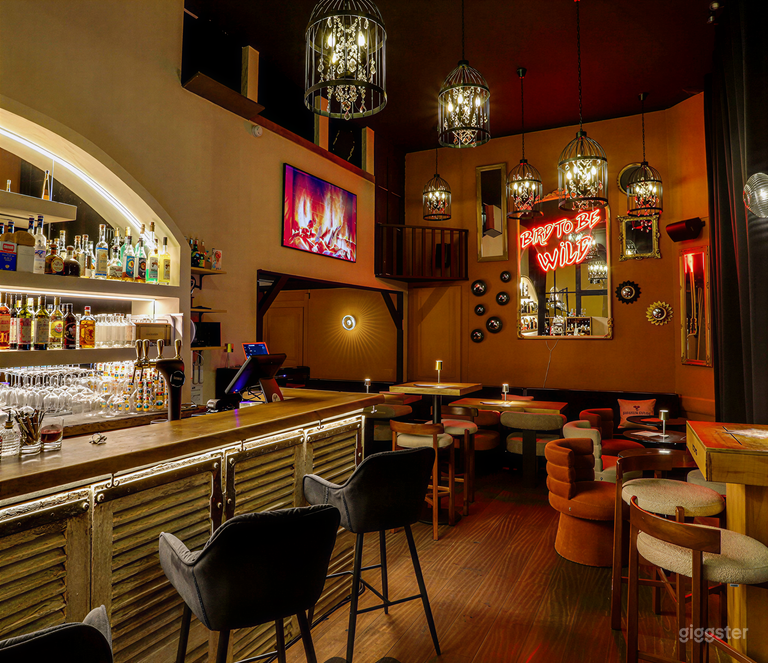  Bar Lounge Vintage avec Mezzanine 