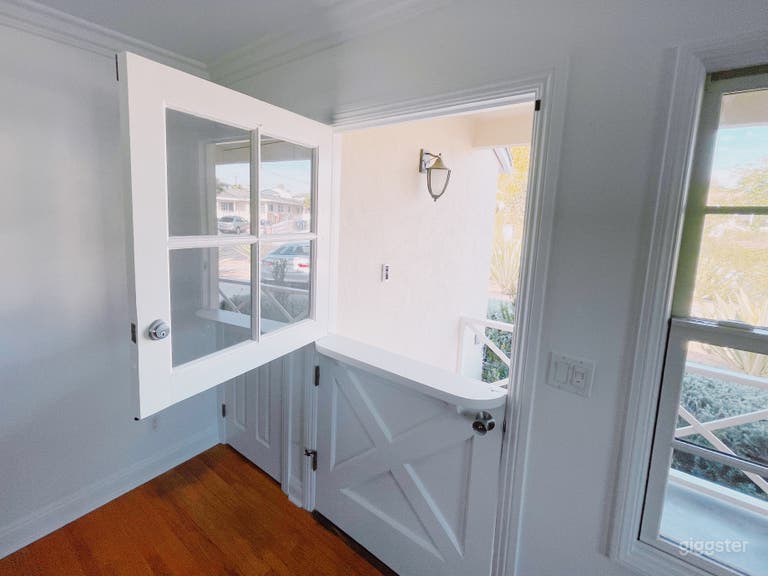 white split dutch door 