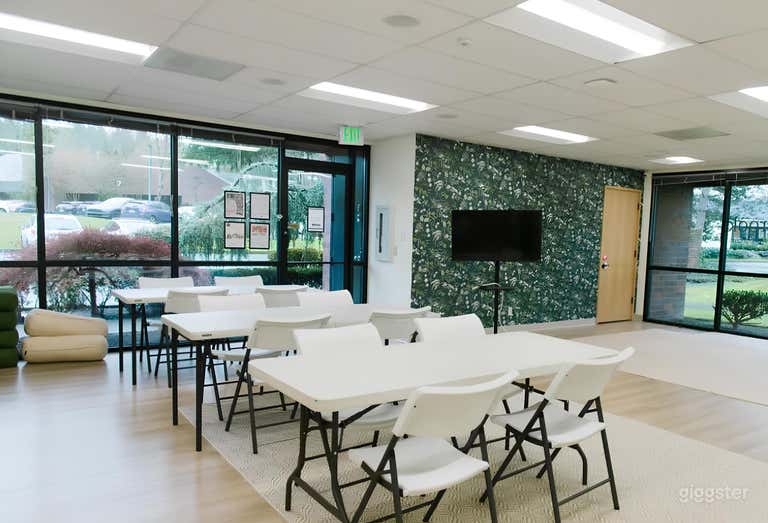  Grand studio ouvert + espace lounge 