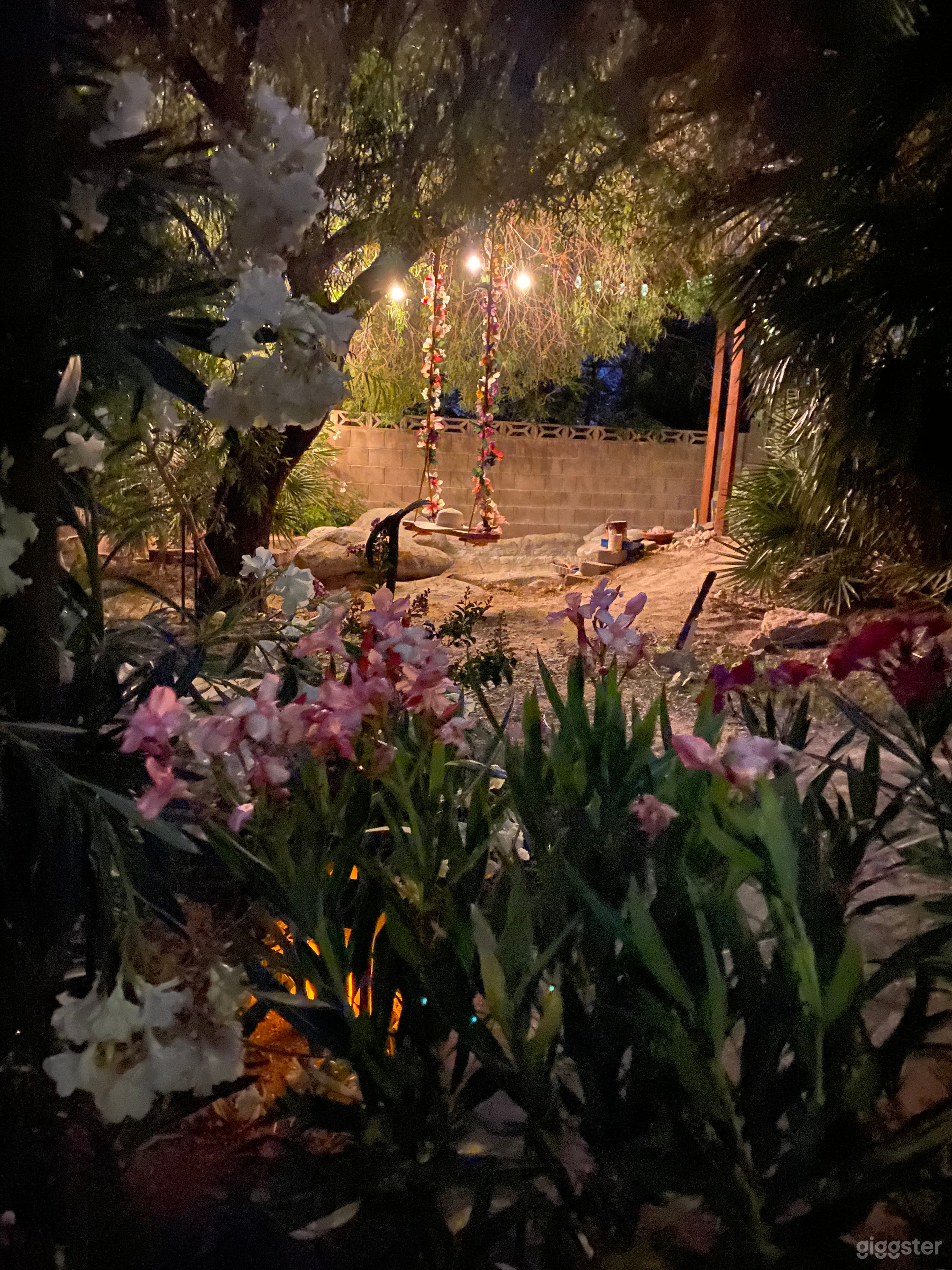 Fairytale flower swing