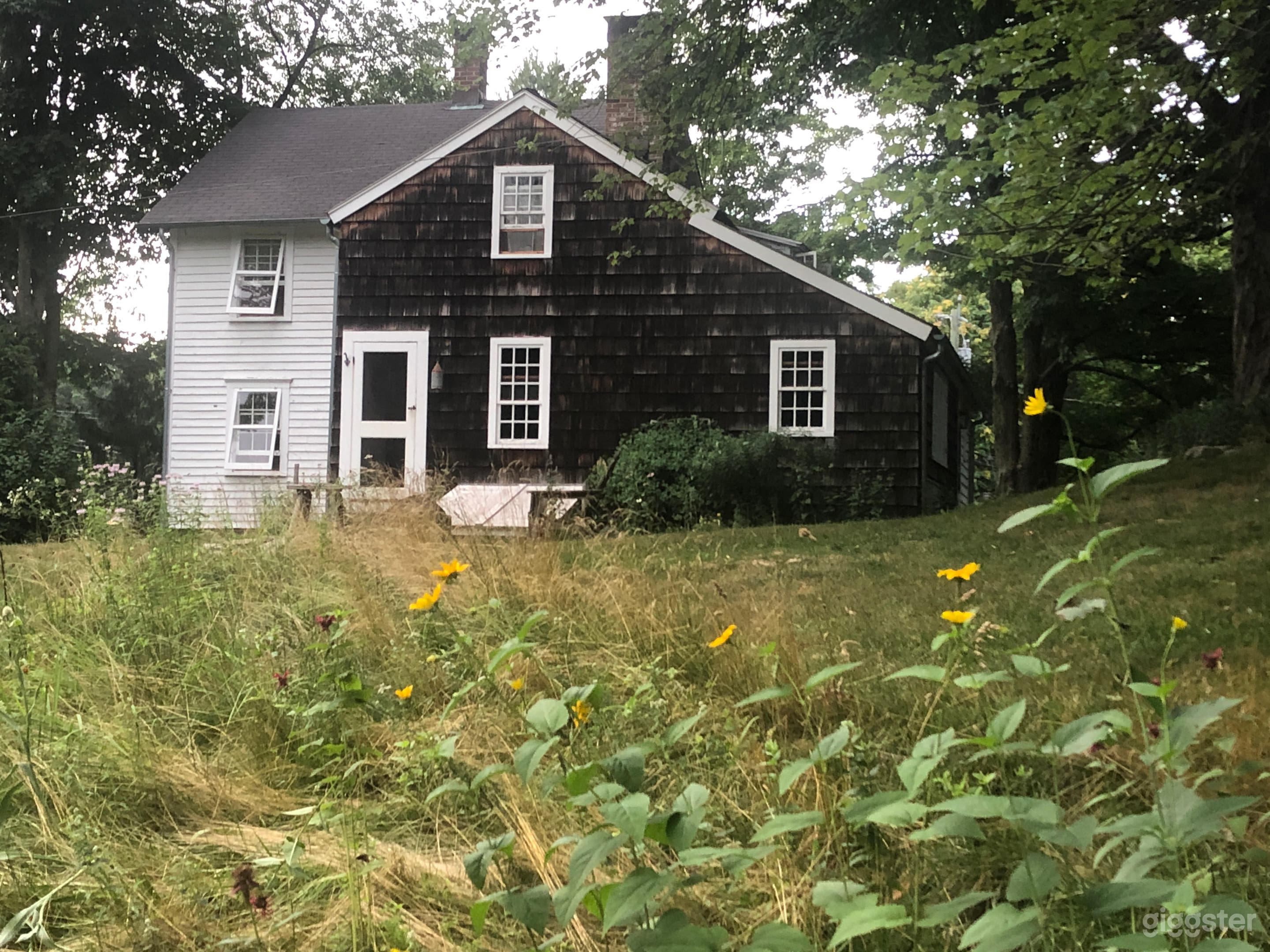 Exterior looking north