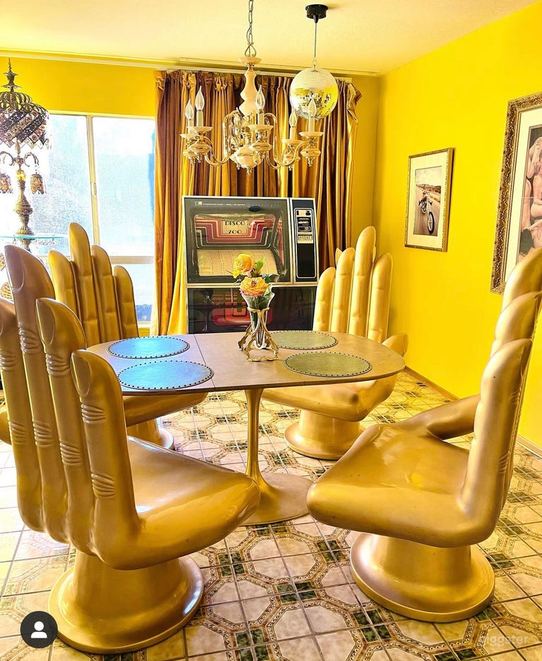  Vintage Pink Hollywood Regency Home 