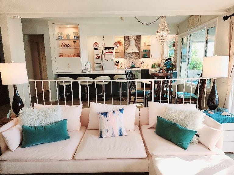  Open concept Living Room and Kitchen 