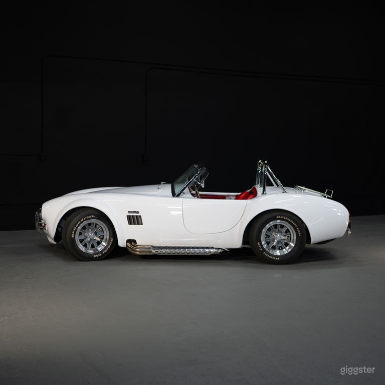  Classic 1965 Shelby Cobra — White over Red Leather Prop 