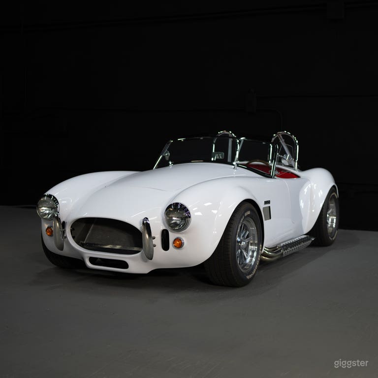  Classic 1965 Shelby Cobra — White over Red Leather Prop 