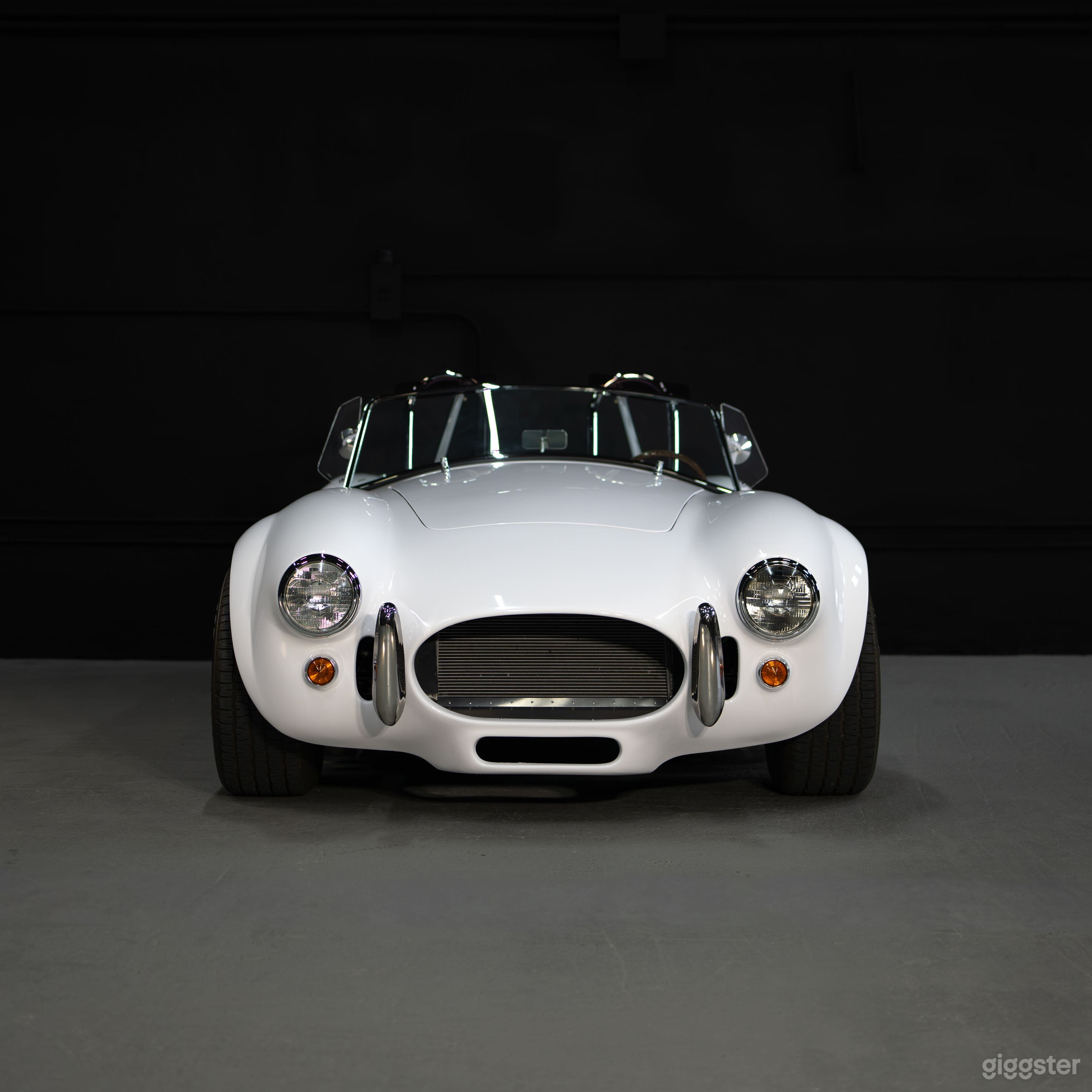 Classic 1965 Shelby Cobra — White over Red Leather Prop Photo 4