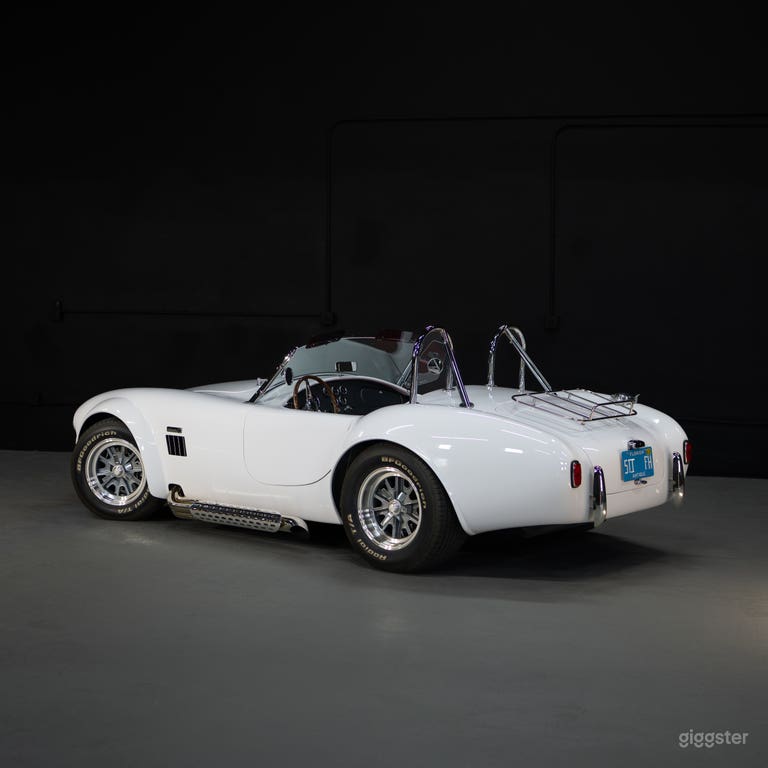  Classic 1965 Shelby Cobra — White over Red Leather Prop 